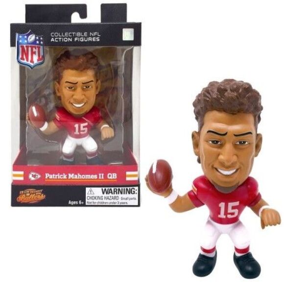Pat Mahomes (Kansas City Chiefs) NFL Big Shot Ballers 5" Figure - Picture 1 of 2